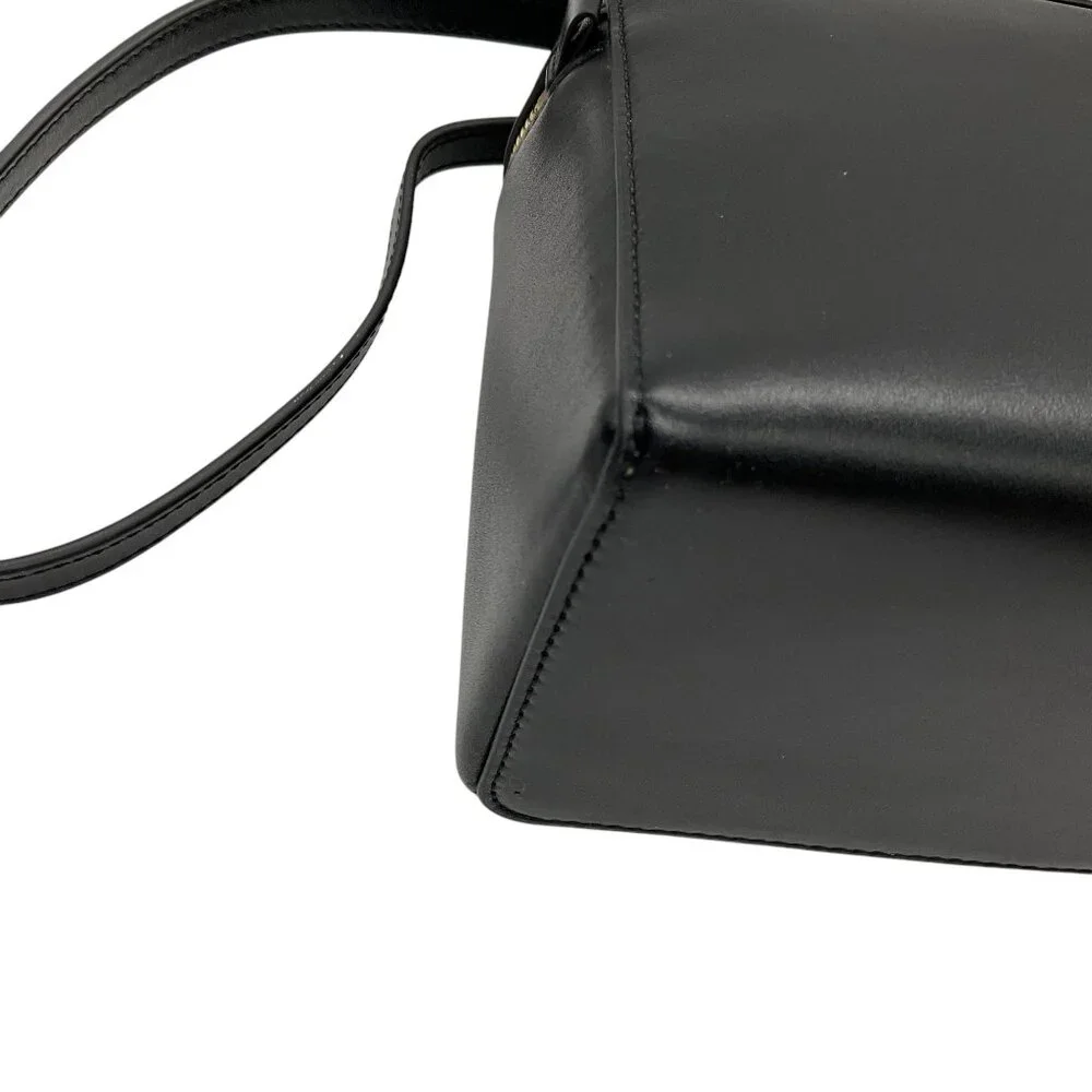 Loro Piana Black Extra Pocket L27 Tender Calfskin Leather Handbag - Picture 7 of 15